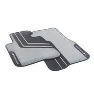 Genuine BMW M Performance Front Floor Mats RHD Right-Hand Drive - F32 F33 F36 Gran Coupe 4 Series & F82 F83 M4 - OEM Set (430i 435i 440i) - Part 51472407306
