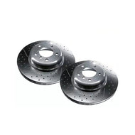 Genuine BMW OEM M Performance Front Brake Discs/Rotors 360mm x 30mm Drilled & Vented F40 F44 1 Series 2 Series Gran Coupe (M135i xDrive, M235i xDrive, 120d xDrive) Pair | 34106895071, 34106895072