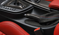Genuine BMW M Performance Carbon Fibre & Alcantara Handbrake/Parking Brake Handle with Gaiter - Right-Hand Drive (RHD) - F80 M3, F82/F83 M4 - OEM 34402358364