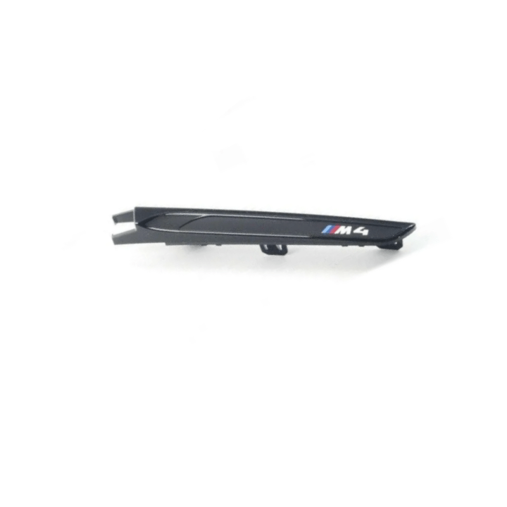 Genuine BMW M4 F82 F83 M Performance Gloss Black Fender Grille Left - Side Vent Air Breather Side Gill OEM 51148068585 (2013+)
