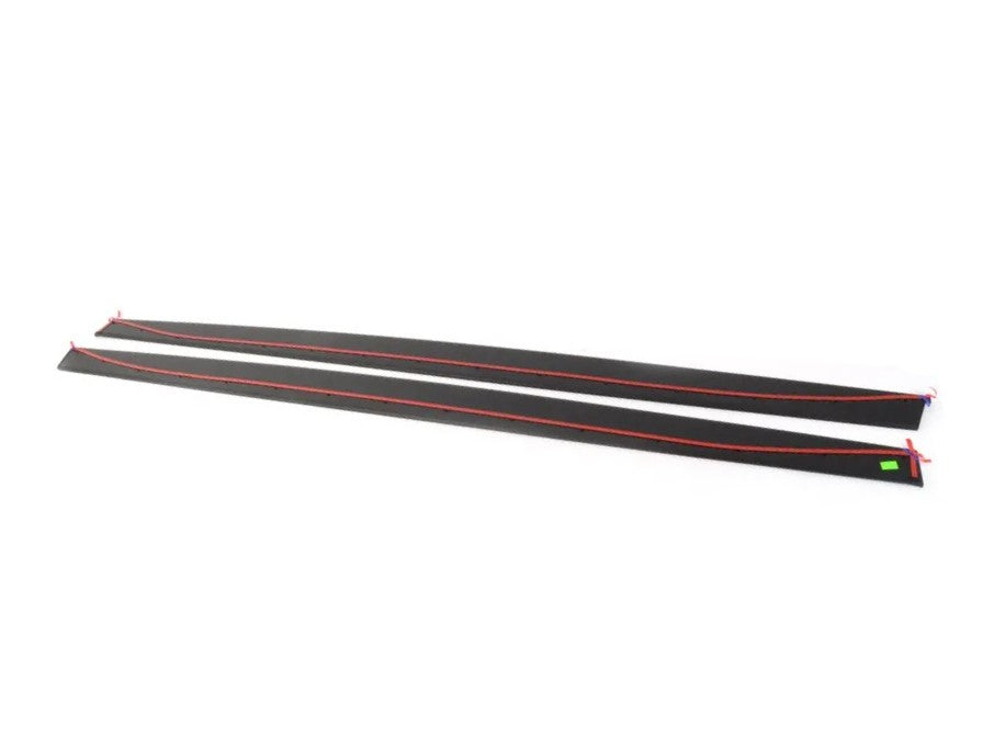 Genuine BMW M4 F82 F83 M Performance Rocker Panel Covers – Matt Black OEM Side Skirt/Sill Trim Set (Left & Right) – 51192350719 51192350720 – Fits 2014-2019 M4 Coupe & Convertible