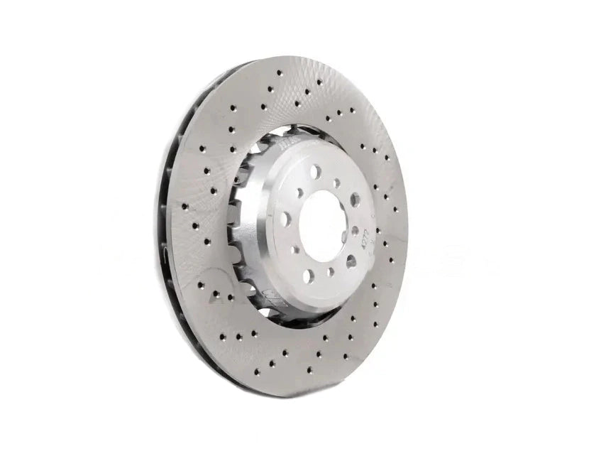 Genuine BMW Front Right (OSF) 380x30 Ventilated Brake Disc - F80 F82 F83 F87 - M2/M2 Competition, M3, M4 - M Sport Blue Caliper - OEM Rotor 34112284810
