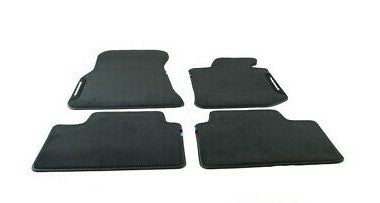 Genuine BMW 3 Series G20 G21 M Performance Floor Mats RHD - OEM Black Set of 4 - Fits 320i 330i 330d M340i xDrive - 51472457271