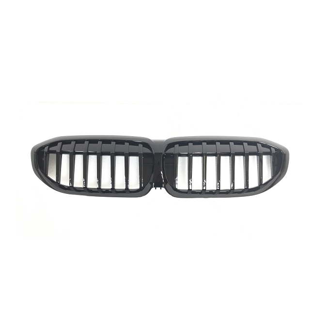 Genuine OEM BMW 3 Series G20 G21 Shadowline Black Front Kidney Grille (2019–2022) 318d 320i 330e M340i - Without Front Camera - 51138072085