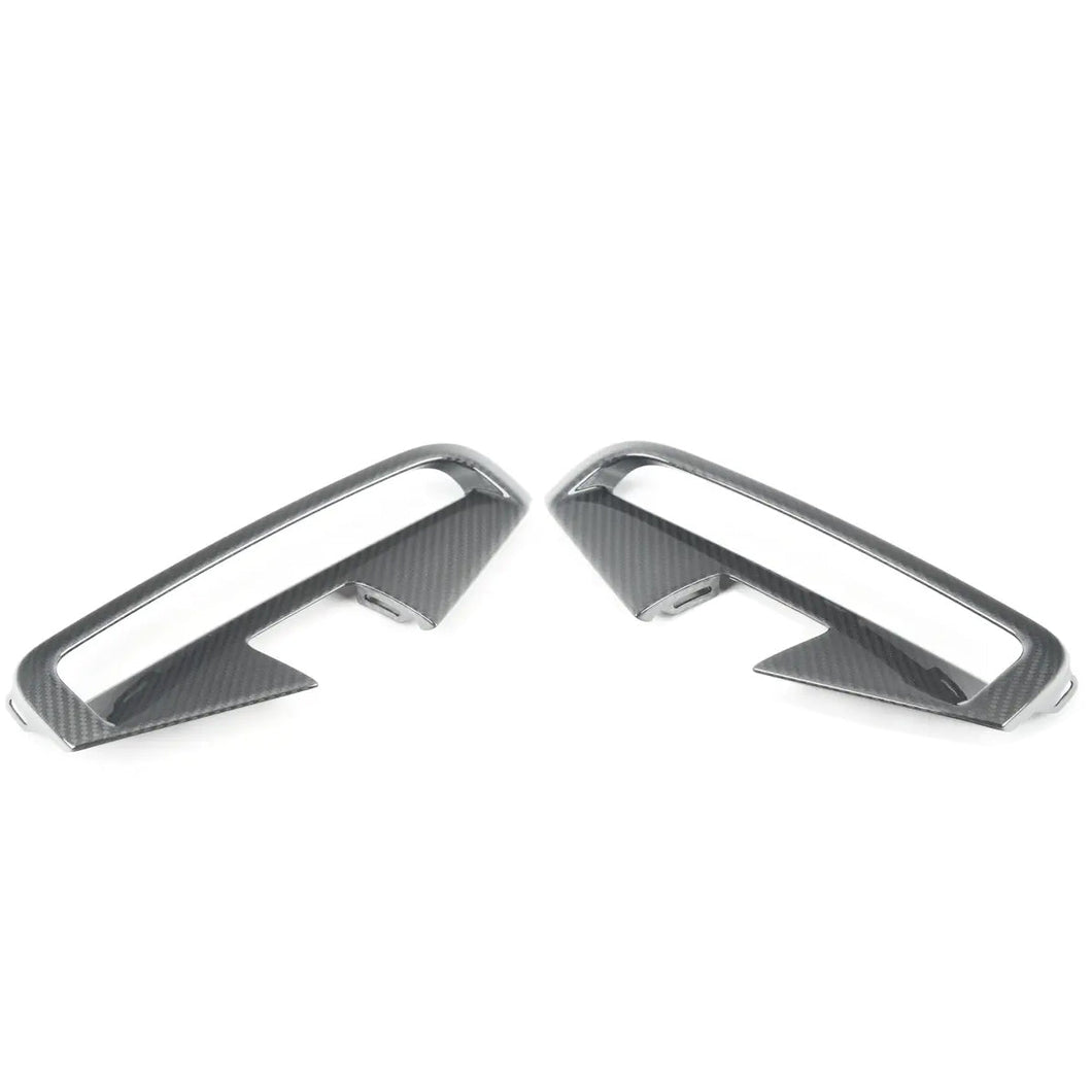 Genuine BMW M Performance Carbon Fibre Front Bumper Side Trims (Air Curtain) for 4 Series G22 G23 2021+ Coupe & Convertible – Pair – Fits 420d 420i 430d 430i M440d M440i xDrive – OEM 51118077353 51118077354