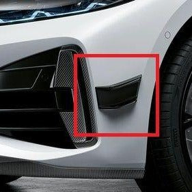 Genuine BMW M Performance Front Aero Flicks/Canards (Pair) for 4 Series G22 G23 Coupe/Convertible 2021+ – OEM Front Bumper Winglets/Fins – Fits 420d 420i 430d 430i M440d M440i (xDrive) – 51112473232/51112473233