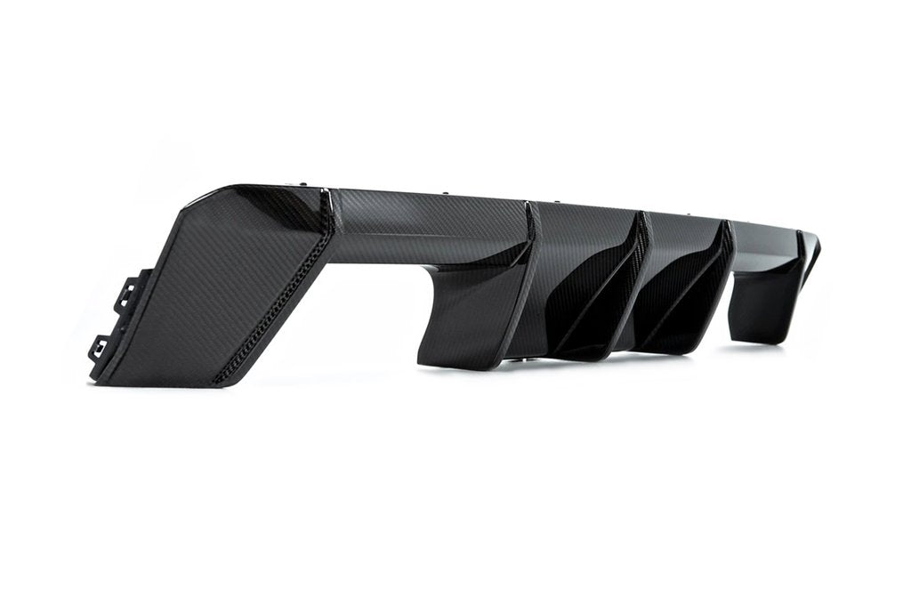 Genuine BMW M Performance Carbon Fibre Rear Dual Exit Diffuser for G80 M3/M3 Competition & G82 M4/M4 Competition (2021+) | OEM CFRP Rear Valance | Part 51128075031