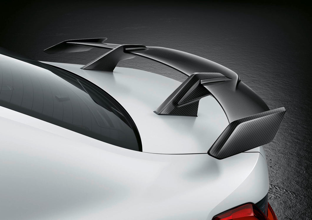 Genuine BMW M Performance Carbon Fibre Rear Spoiler Wing for G80 G82 (M3/M3 Competition, M4/M4 Competition) 2021+ | OEM CFRP Flow-Through Rear Wing | Part 51192475051