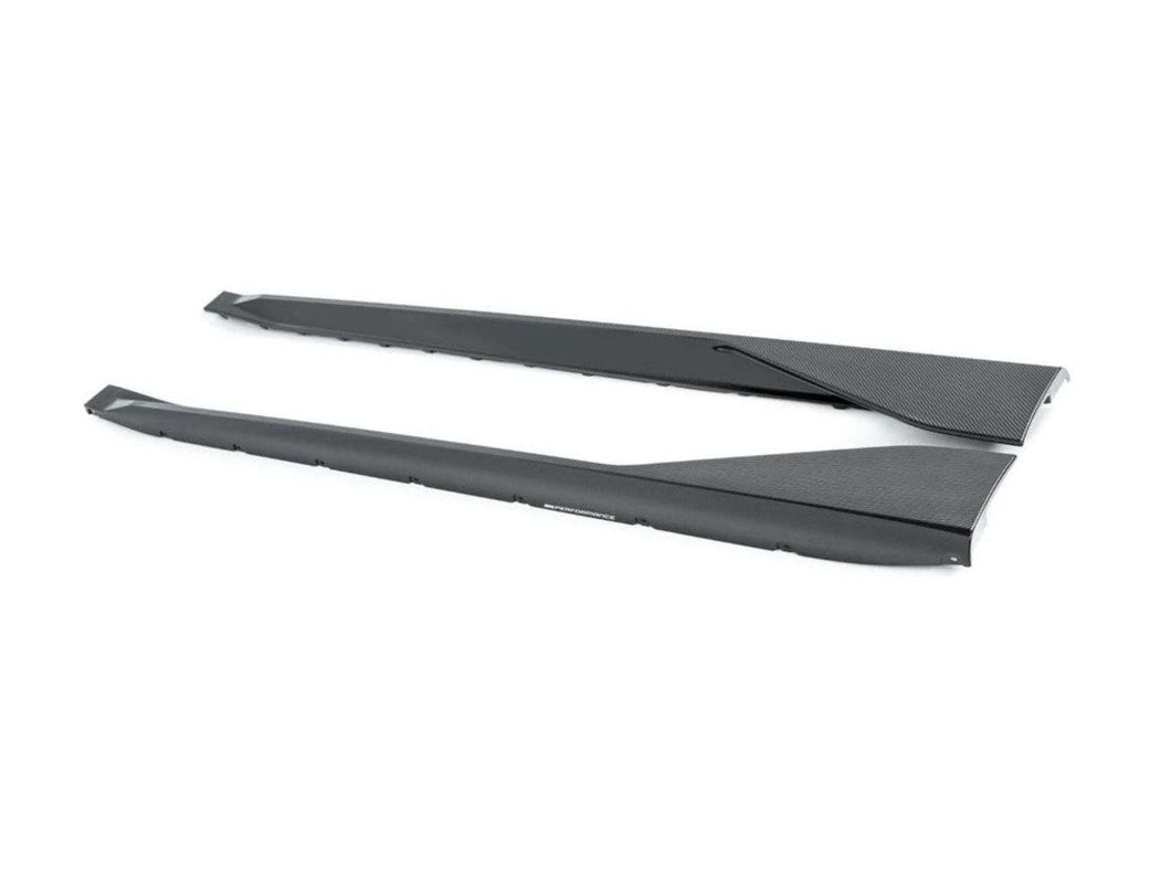Genuine BMW M Performance Carbon Fibre Side Skirt Extensions/Attachments (Side Blades) for G80 M3 & G82 M4 (G8X), incl. Competition, 2021+ – Pair | OEM 51192473414, 51192473415