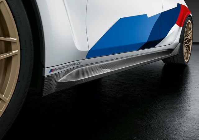 Genuine BMW G80 M3 & M3 Competition M Performance Carbon Fibre Door Sill Inserts (Pair, 2021+) – OEM Door Sill/Scuff Plates – 51192473040, 51192473041