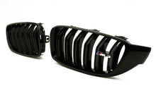 Load image into Gallery viewer, Genuine BMW M Performance Front Gloss Black Kidney Grilles - Pair | F80 M3 &amp; F82/F83 M4 (2013-2019, incl. LCI) | OEM Double Slat Shadowline
