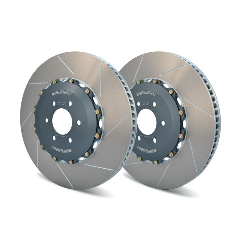 Girodisc Front 400mm 2-Piece Floating Slotted Brake Discs (Pair) for BMW M2 Competition F87, M3 F80, M4 F82/F83 - Direct Replacement 400x36mm Rotors - A1-220