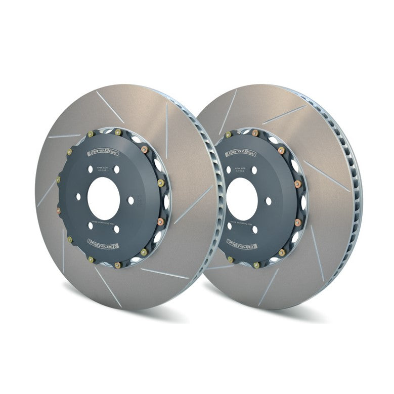 Girodisc A2-220 Rear 380mm 2-Piece Floating Slotted Brake Discs/Rotors (Pair) for BMW F80 M3, F82/F83 M4, F87 M2 Competition/CS
