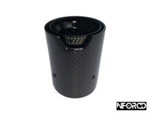 Load image into Gallery viewer, Carbon Fiber Exhaust tips for BMW&#39;s - Black
