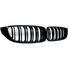 Load image into Gallery viewer, Gloss Black Front Kidney Grille For BMW 4 Series
