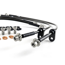 Load image into Gallery viewer, HEL Performance Toyota GR Yaris 1.6 2020+ Braided Brake Lines Kit – Stainless Steel Front &amp; Rear Hoses with Stainless Fittings – TOY-4-151
