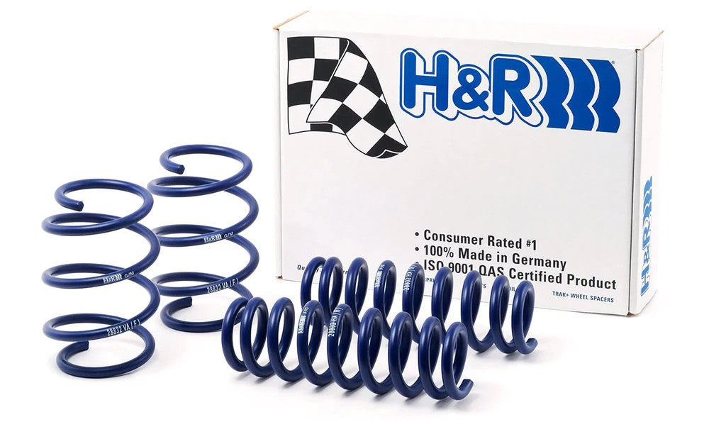 H&R Sport Lowering Springs for BMW 3 Series G20 xDrive (320i, 320d, 330i, 330d, M340i) -30–40mm Drop, Front & Rear Progressive Coil Spring Set | H&R 28662-2