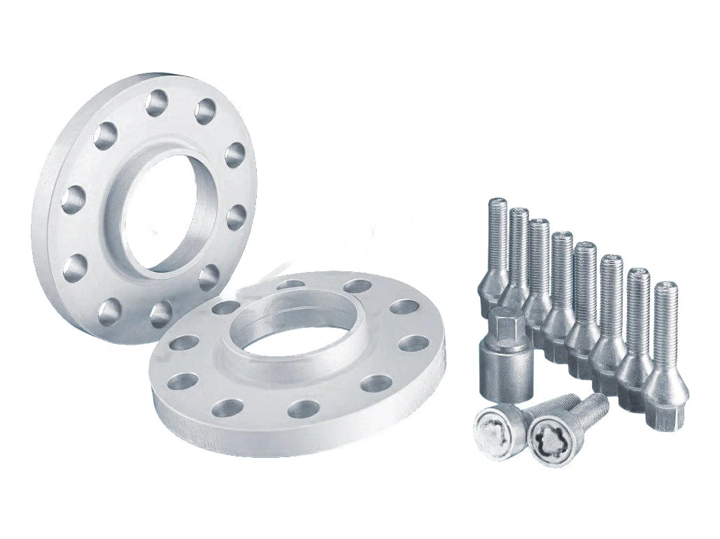 H&R Trak+ Hubcentric Wheel Spacer Kit for Audi A4 B9, A6 C8 & A7 - Pair - Includes Extended Wheel Bolts & Locking Bolts - Made in Germany, TUV Approved