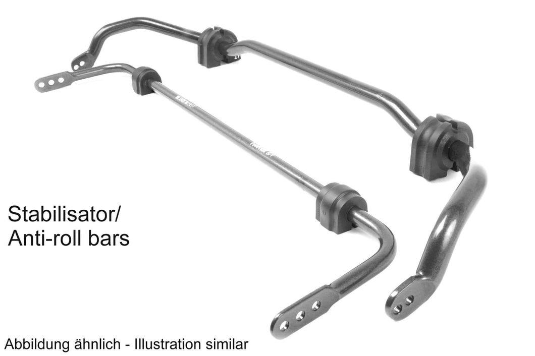 H&R 33211-2 Front & Rear Anti-Roll Bar Kit (Sway Bars) for BMW 3 Series E90/E91/E92 xDrive AWD 325xi 330xi 335xi (2005-2012) – 27mm Front, 20mm Rear