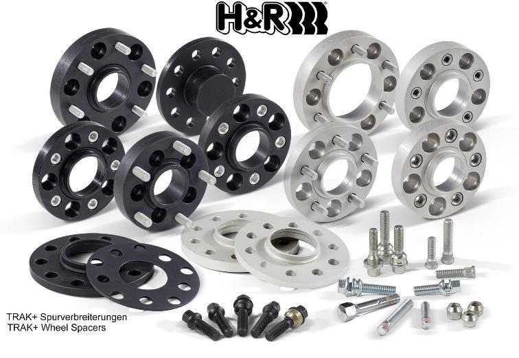 H&R BMW X5 X6 Wheel Spacers with Bolts - 5x120 PCD, M14x1.25 - E70 E71 E72 F15 F16 F85 F86 - Fits X5 M & X6 M - TUV Approved