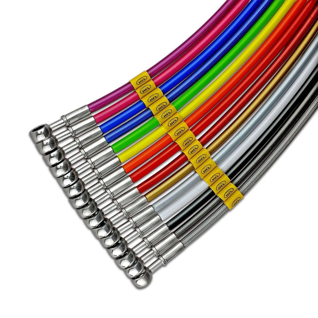 HEL BMW E81 E82 E89 E90 E92 SE Stainless Steel Front and Rear Braided Brake Lines (Inc. 135i, 320i, 335i & Z4 35i)