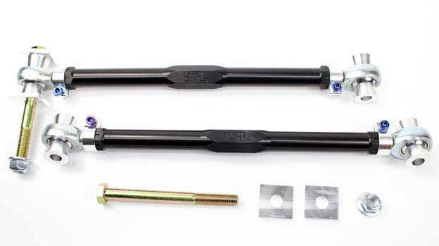 SPL Parts Titanium Series Rear Toe Links w/ Eccentric Lockout for BMW E9X M3 & E8X 1 Series M (E90/E92/E93, E82) - Adjustable Rear Toe Arms | SPL RTAEL E9M