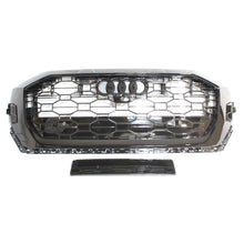 Load image into Gallery viewer, AUDI Q8 / SQ8 2019+ ALL BLACK HONEYCOMB GRILLE - BLAK BY CT CARBON
