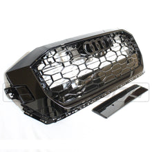 Load image into Gallery viewer, AUDI Q8 / SQ8 2019+ ALL BLACK HONEYCOMB GRILLE - BLAK BY CT CARBON
