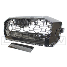 Load image into Gallery viewer, AUDI Q8 / SQ8 2019+ ALL BLACK HONEYCOMB GRILLE - BLAK BY CT CARBON
