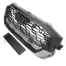 Load image into Gallery viewer, AUDI Q8 / SQ8 2019+ ALL BLACK HONEYCOMB GRILLE - BLAK BY CT CARBON
