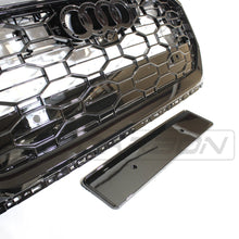 Load image into Gallery viewer, AUDI Q8 / SQ8 2019+ ALL BLACK HONEYCOMB GRILLE - BLAK BY CT CARBON

