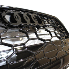 Load image into Gallery viewer, AUDI Q8 / SQ8 2019+ ALL BLACK HONEYCOMB GRILLE - BLAK BY CT CARBON
