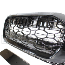 Load image into Gallery viewer, AUDI Q8 / SQ8 2019+ ALL BLACK HONEYCOMB GRILLE WITH ACC - BLAK BY CT CARBON
