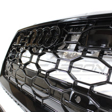 Load image into Gallery viewer, AUDI Q8 / SQ8 2019+ ALL BLACK HONEYCOMB GRILLE WITH ACC - BLAK BY CT CARBON
