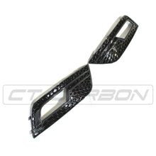 Load image into Gallery viewer, AUDI A4 B8.5 2013-2015 ALL BLACK HONEYCOMB FOG LIGHT SURROUNDS
