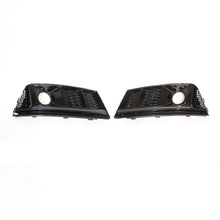 Load image into Gallery viewer, AUDI A4 B9 2016 ALL BLACK HONEYCOMB FOG LIGHT SURROUNDS
