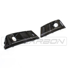 Load image into Gallery viewer, AUDI A4 B9 2016 ALL BLACK HONEYCOMB FOG LIGHT SURROUNDS
