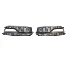 Load image into Gallery viewer, AUDI A5 S5 B8.5 2016 ALL BLACK HONEYCOMB FOG LIGHT SURROUNDS
