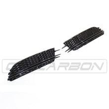 Load image into Gallery viewer, AUDI A6 C7 2012-2015 ALL BLACK HONEYCOMB FOG LIGHT SURROUNDS
