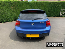 Load image into Gallery viewer, Rear Bumper Fin Insert Diffuser for BMW M135i F20 F21 - Matte Black (2011-2015)
