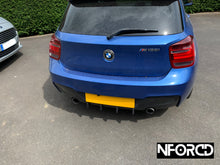 Load image into Gallery viewer, Rear Bumper Fin Insert Diffuser for BMW M135i F20 F21 - Matte Black (2011-2015)
