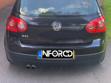 Load image into Gallery viewer, Rear Bumper Diffuser 4 Fin Spoiler For VW Golf MK5 GTI GTD 2010-14
