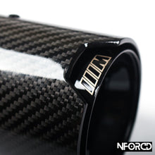 Load image into Gallery viewer, Carbon Fiber Exhaust tips for BMW&#39;s - Black
