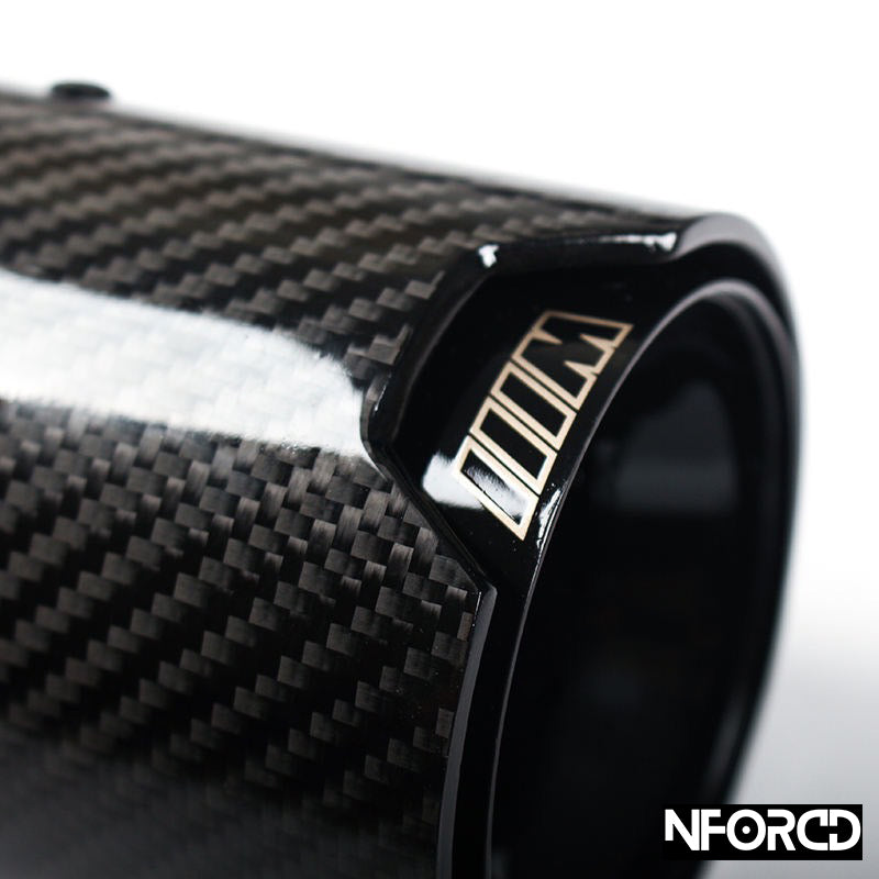 Carbon Fiber Exhaust tips for BMW's - Black