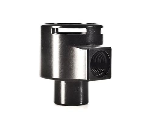 Integrated Engineering OE-Style Fuel Pressure Regulator Housing -6AN | Audi BMW VW Volkswagen FPR Adapter | CNC Billet Aluminium Black Anodised | IEFUU17-BK