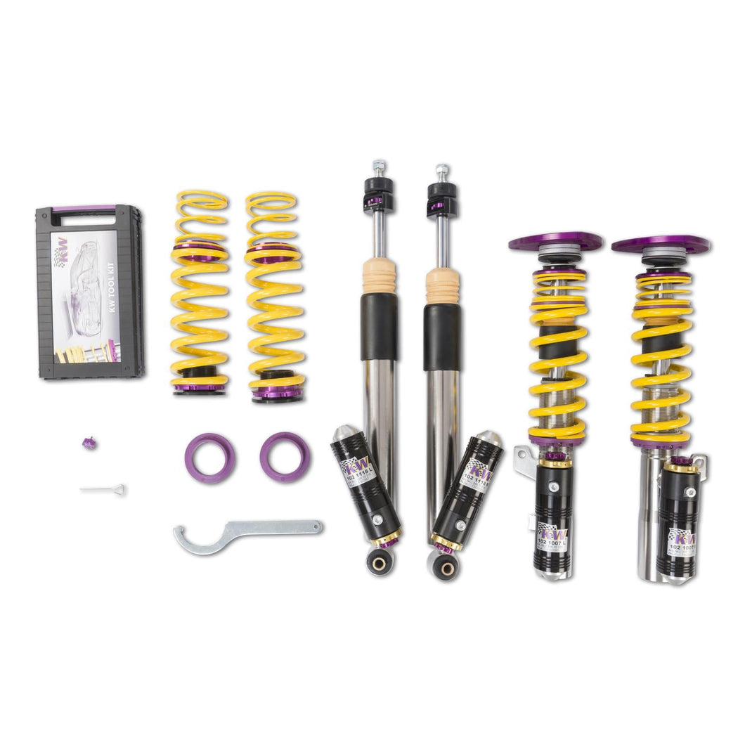 KW Clubsport 3-Way Adjustable Coilover Kit for Audi RS3 8V/8V.5 Sportback Quattro (2015+) - 10-35mm Lowering Suspension - 397102AK