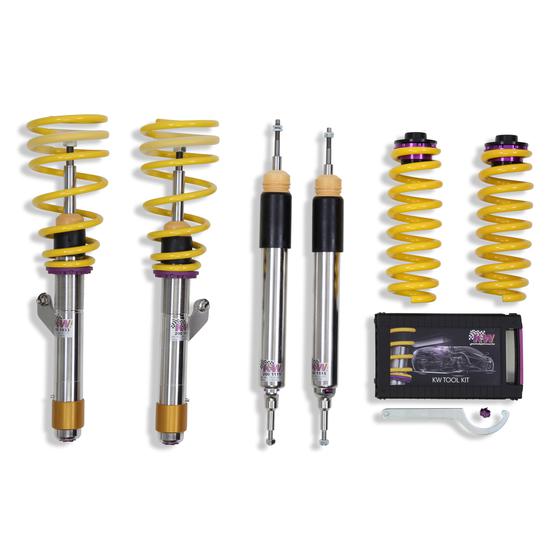 KW Variant 3 (V3) Coilover Kit for BMW X1 E84 2009-2015 - Inox-Line Stainless Steel, Height/Rebound/Compression Adjustable - 35220099