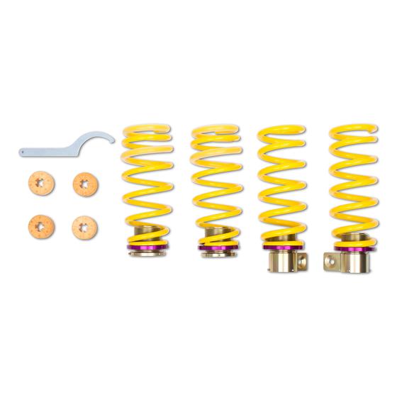 KW Suspension HAS Height Adjustable Lowering Springs Kit for BMW M6 F12 Convertible & F13 Coupe (M6 & M6 Competition, 2010-2018) - OEM Damper Compatible - Part No. 2532000W