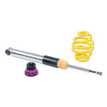Load image into Gallery viewer, KW Clubsport 2-Way Coilover Kit for BMW F20 F21 F30 F32 (1/3/4 Series) - Height, Rebound &amp; Compression Adjustable - Fits M135i M140i 335i 340i 435i 440i - Inox-Line Stainless - Part No. 352208AX/AY
