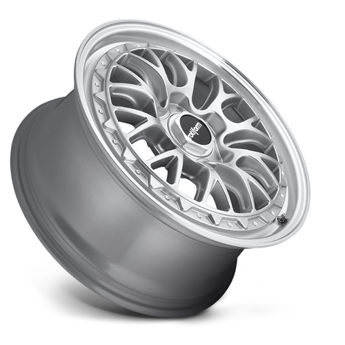 Rotiform LSR Cast 1 Piece Silver Alloys 19x8.5/19x10 Staggered